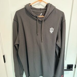 Indiana Hoosiers Gray Hooded Men’s Shirt